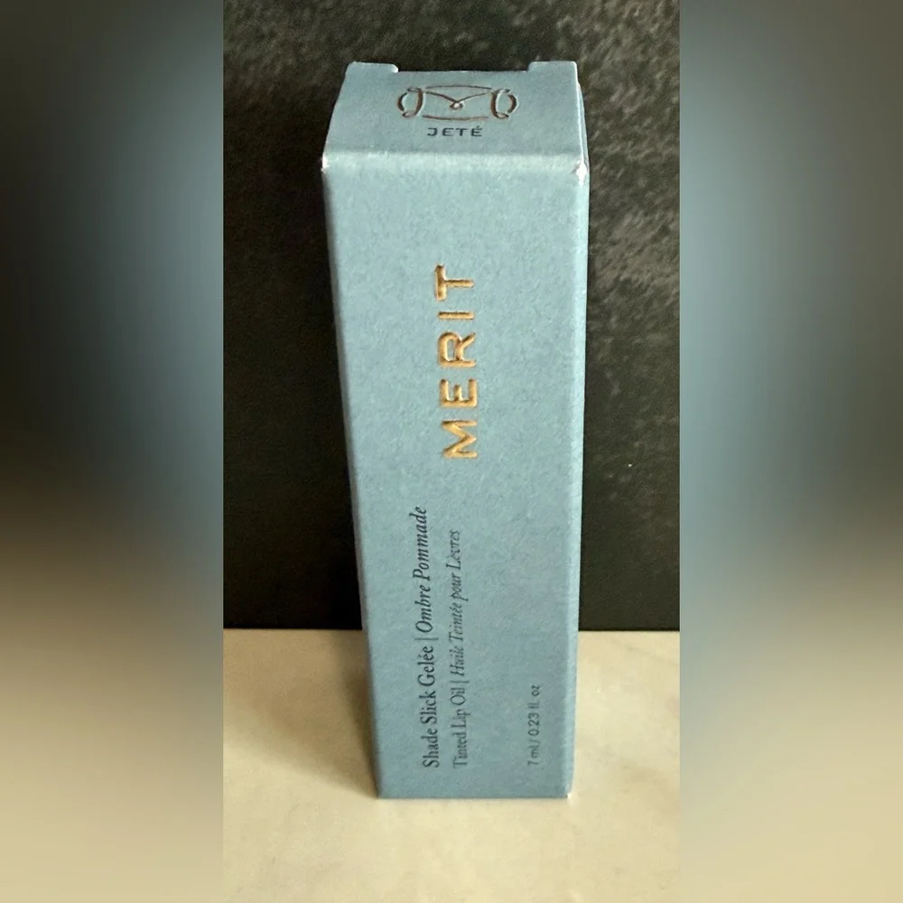 MERIT-Shade Slick Hydrating Tinted Lip Oil-Jete’ New